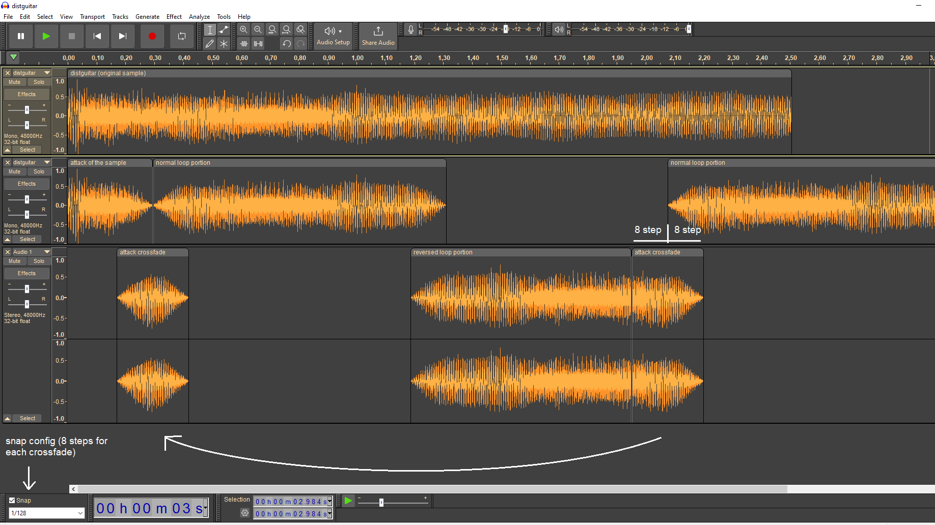 Ping-Pong loop on Audacity